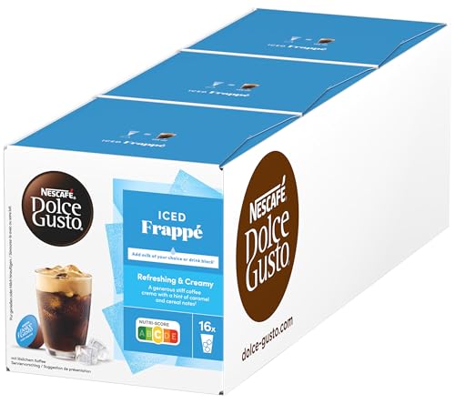 NESCAFÉ DOLCE GUSTO Iced Frappé Kaffeekapseln (3 x 16 Kapseln)