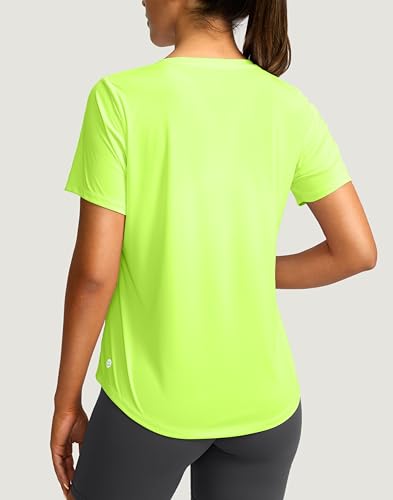 Image of Women's Short Sleeve Workout Shirts UPF 50+ Sun Protection T-Shirts Quick Dry Breathable Gym Running Hiking Tops for Women