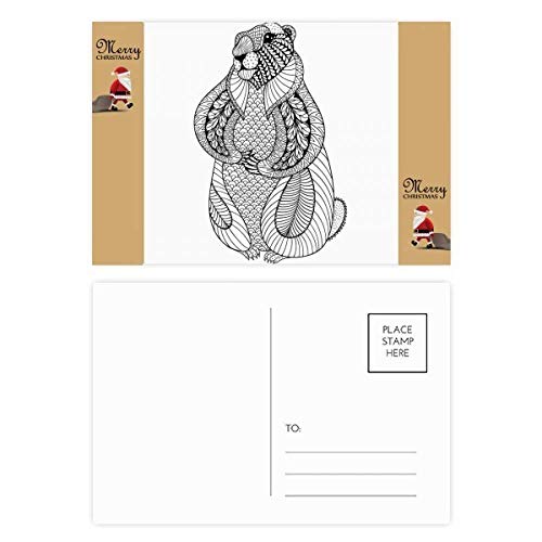 Cartes de remerciement gros souris lot de 20 pour écrire un grand merci