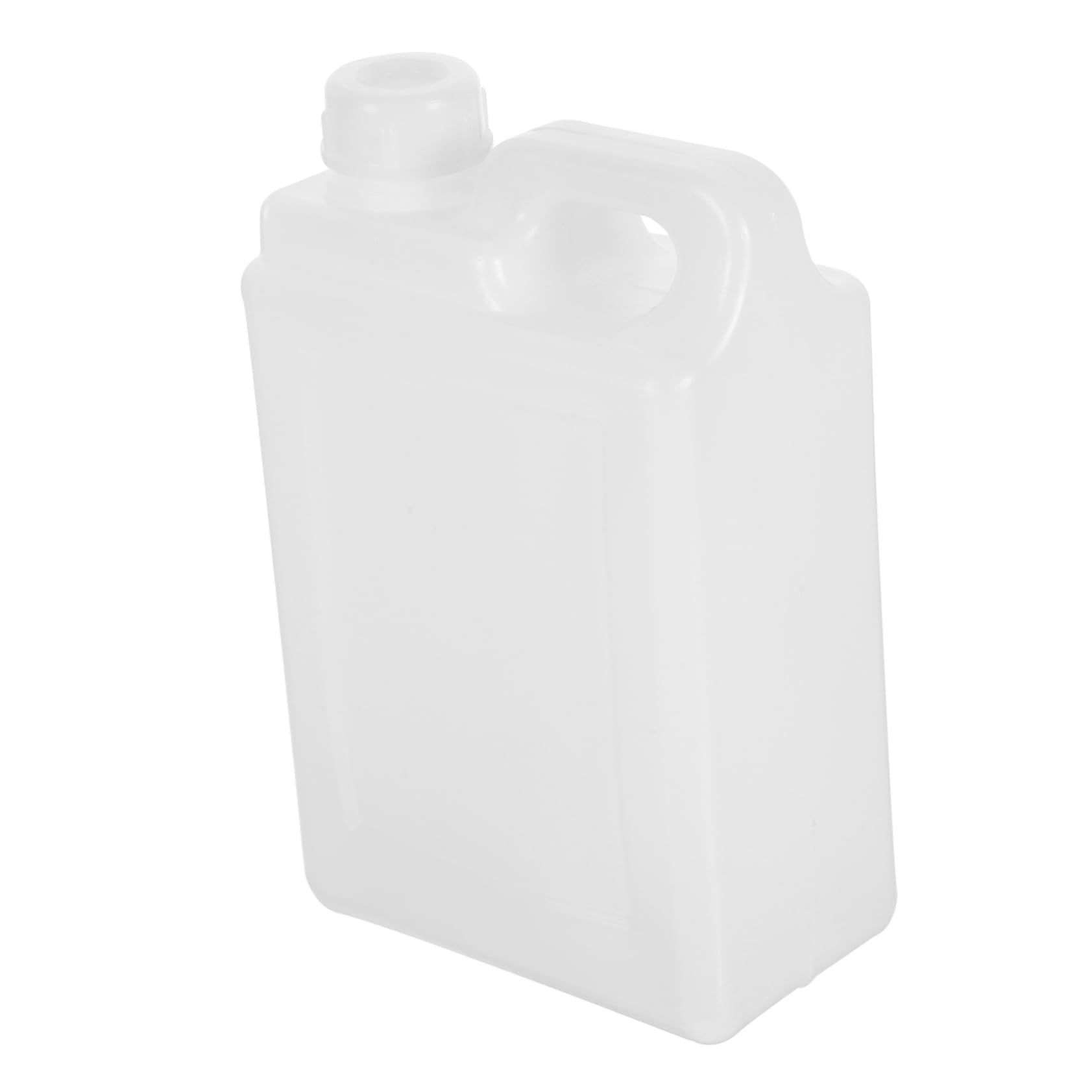 SOLUSTRE 1l Plastic Flat Bottle Chemical Storage Jugs Reusable Liquid Containers for Water Oil Sample Bulk