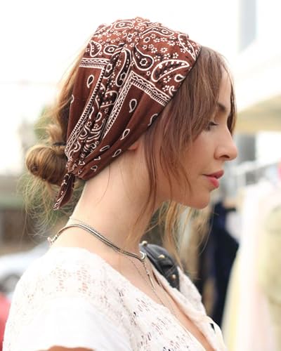 Image of DRESHOW 8 Pack Bow Headbands of Solid Color for Women's Hair Non Slip Wide Vintage Head Wraps Knotted Cute Hair Band Accessories