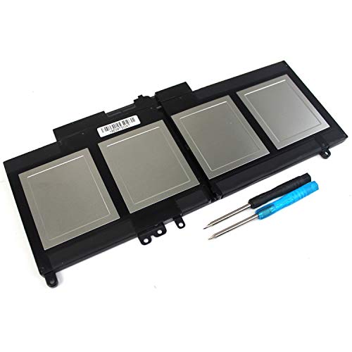 7.4V 51Wh Type G5M10 Laptop Battery Compatible with Dell Latitude E5450 E5550 E5250 15.6 inch 8V5GX R9XM9 WYJC2 1KY05 080-854-0066 0WYJC2 451-BBLN Standard Rechargeable Li-Polymer Battery 4-Cell