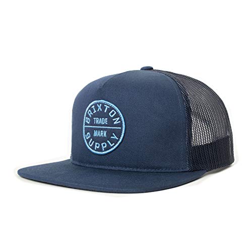 Brixton Men's Oath Iii Mesh Cap Washed Navy