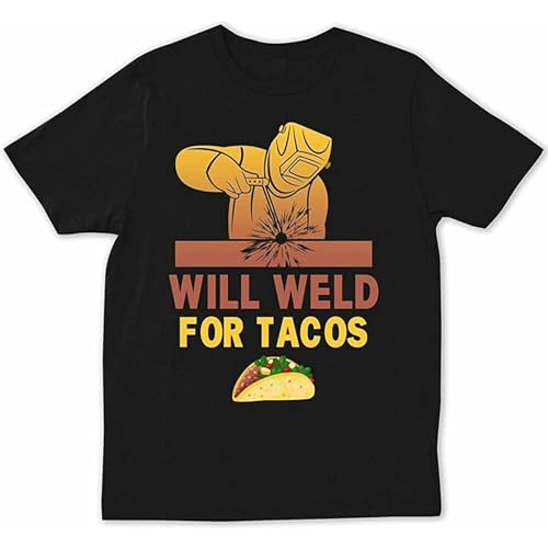 Funny Gift for Welder Dad Father Arc Welding Teesmith Tee Shirt Mens T Shirt Short Sleeve Graphic Unisex Tee Shirt Black S