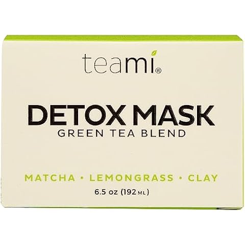 Teami Detox Face Mask for Hydraiting, Moisturizing & Purifying, Blackhead Remover Green Tea Deep Cleanse Mask reduces Acne & oil, Pore Minimizer Clay Mask for All Skin Types 3.5 OZ Cover