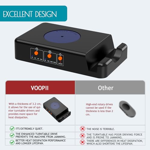 VOOPII Mouse Jiggler with Adjustable Interval Timer, Driver-Free Mouse Mover Simulating Realistic Mouse Movement to Keep PC Active (Black) by VOOPII - Image 5
