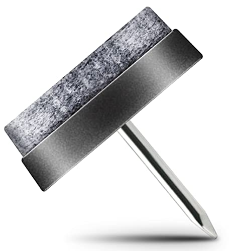 40pcs Furniture Felt Pads, HXAYR Non Slip Round Nail-on Furniture Slider Glide Pad Floor Protectors for Hard Wooden Leg Feet of Chair Sofa Table Cabinet Stool(Î¦28mm or 1.1", Black)