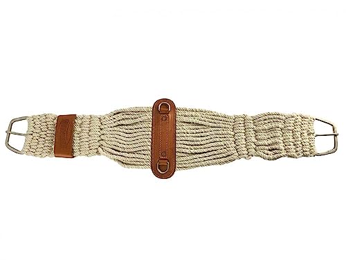 Showman Cotton Blend Double Weave String Roper Girth W/Flat Hardware (28") #TOP4