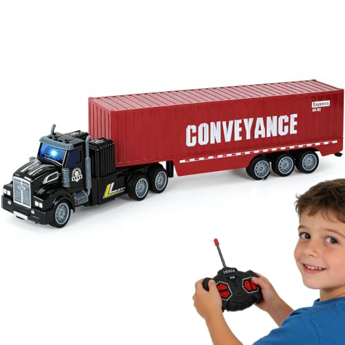 CALEST Remote Control Semi Truck with Trailer