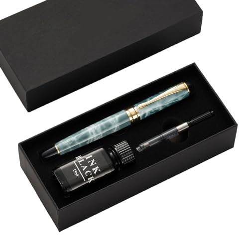 Coffret cadeau d'écriture de qualité supérieure avec stylo plume de calligraphie