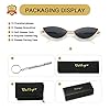 Dollger Cat Eye Cute Black Sunglasses for Women Me... #5