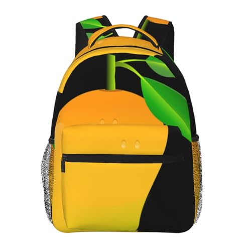 Mochila diaria casual para viajes y vacaciones con estampado alegre