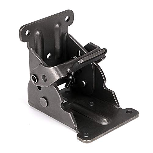 Skelang 2-Pack Folding Brackets, Lock Extension Hinge, Foldable Leg Brackets Hardware for Table, Workbench, Platform - Thumbnail 2