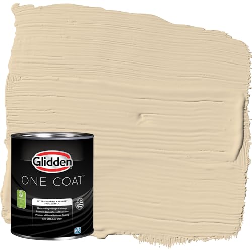 Glidden Total Interior Wall Paint & Primer All-in-One, NULLy Trail/Beige, Semi-Gloss, 1 Gallon by Glidden - Used condition - US$28.89