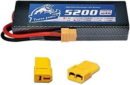 7.4v lipo battery 5200mAh  TRX