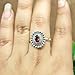 Natural Top Quality Garnet Gemstone 925 Sterling Silver Handmade Unique Design Cut Stone Engagement Promise Ring Jewelry Gift for Wife Girlfriend Mom Sister (5.5)