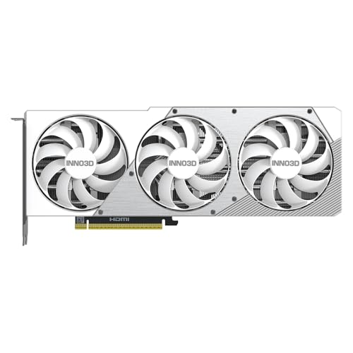 Image of Inno3D NVIDIA GeForce pci e 4 RTX 5070 Ti X3 OC 16GB GDDR7 256 Bit PCI Express Gen 5 Gaming Graphics Card- N507T3-16D7X-176068W (White)