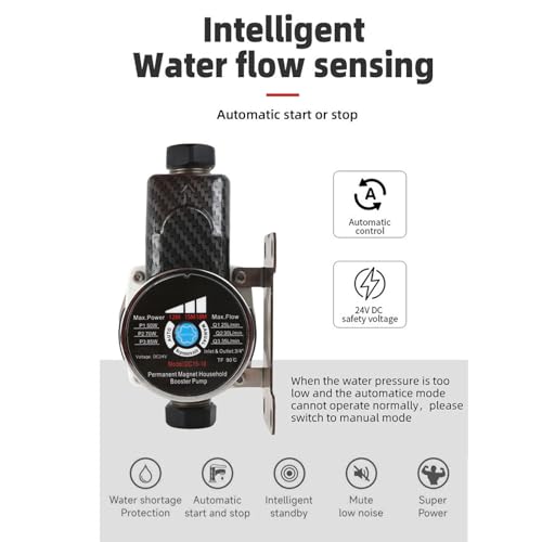 Bomba elevadora de presión de agua para ducha reconfortante de 85W 5