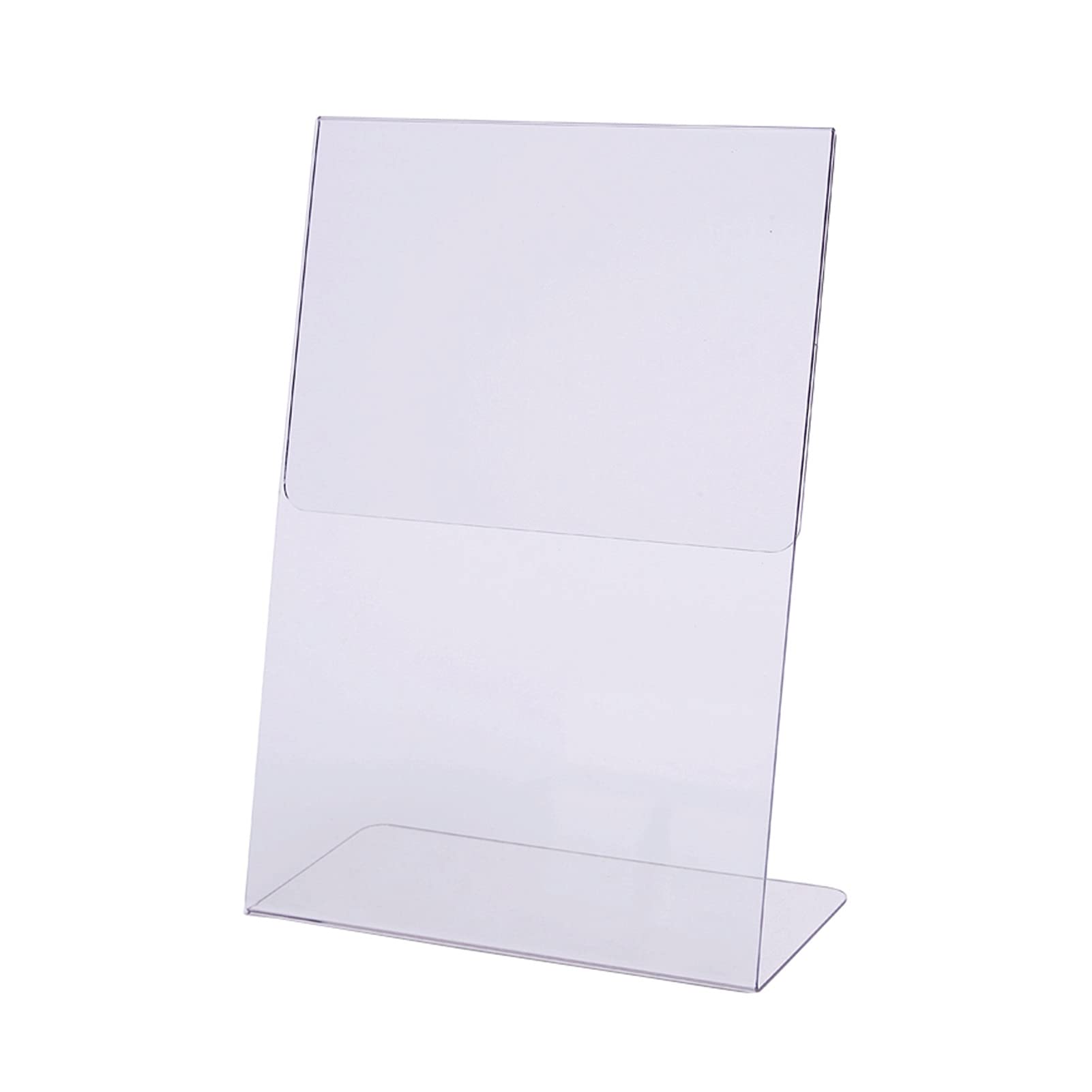 QINGGANGLING999 Restaurantes Soporte de Pantalla Soporte de Signo acrílico Inclinado, 8,5 x 11 Pulgadas Marcos de anuncios Catering, Tienda Eventos de conferencias (10 PCS) Soporte de Cartel