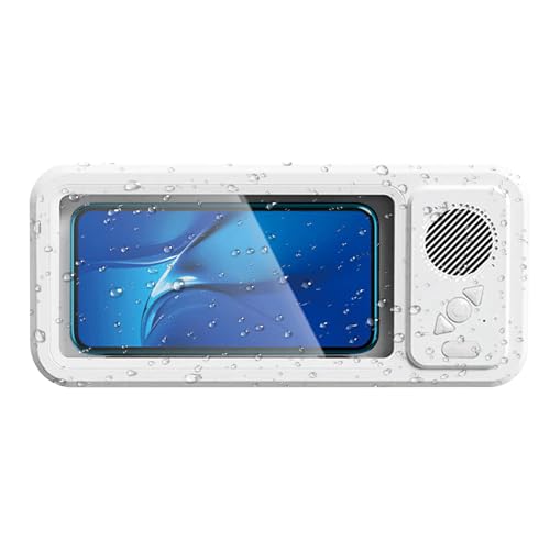 Support téléphone douche étanche haut de gamme à fixation murale fixe
