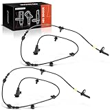 A-Premium Front Side ABS Wheel Speed Sensors Compatible with Chevrolet, Buick Models - Malibu 2016-2021, Lacrosse 2017-2019, Regal Sportback/Regal Tourx 2018-2020 - 2-PC Set