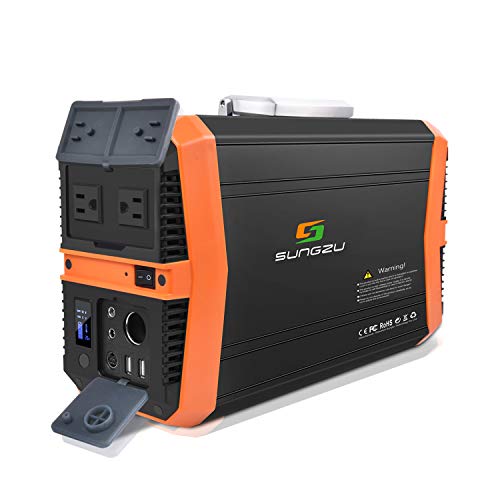 Sungzu Portable Power Station New 500w Power Supply, Generator for Outdoors Camping CPAP Power Outages Emergency (SKA501)