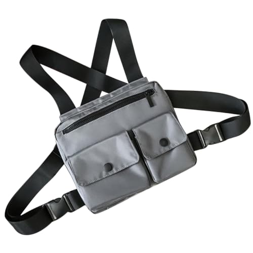 Bolso de pecho de nylon IMIKEYA para solucionar la falta de espacio