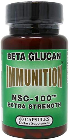Immunition NSC 100 Beta Glucan Extra Strength - 10 mg - 60 Capsul...