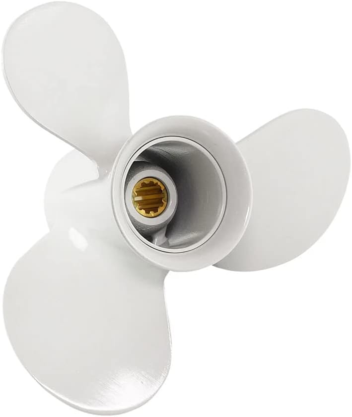 SSI Marine Propeller for Yamaha Outboard 9 7/8 x 10 1/2 F 20 25 30 hp 10 splines aluminiu