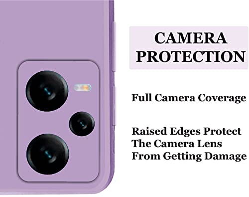 Image of A rtistque Back Cover Case for Mi Redmi Note 12 5G / Poco X5 with Camera Protection | Shockproof TPU|Stylish Protective Design|Slim Fit|Ultra Matte| Redmi Note 12 5G / Poco X5 5G Back Cover - Purple