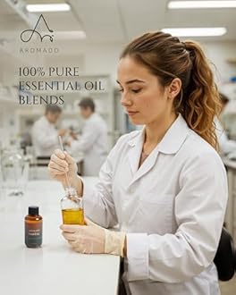 Aromadd Aromadd Santal Diffuser Oil Inspired by Luxury Hotel Scent, Essential Oils for Waterless Diffuser, Warm Sandalwood & Amber Aroma, Long-Lasting & Natural Home Fragrance - 3.38 fl oz (100 mL)