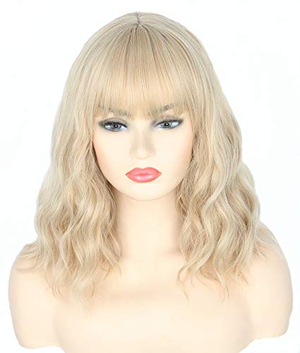 Topcosplay-Short-Blonde-Wig-for-Women-Ombre-Bob-Wig-With-Fringe-Fashion-Daily-Wear-Synthetic-WigBlonde