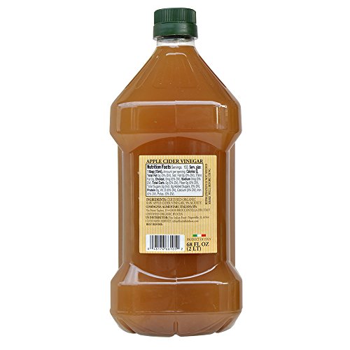 Mantova Organic Apple Cider Vinegar With The Mother 68 Oz -100% Usda Certified Organic thumb #1