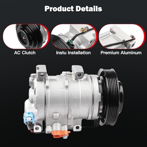 Image of cciyu AC Compressor for Car for Honda Ridgeline 3.5L 2007-2014