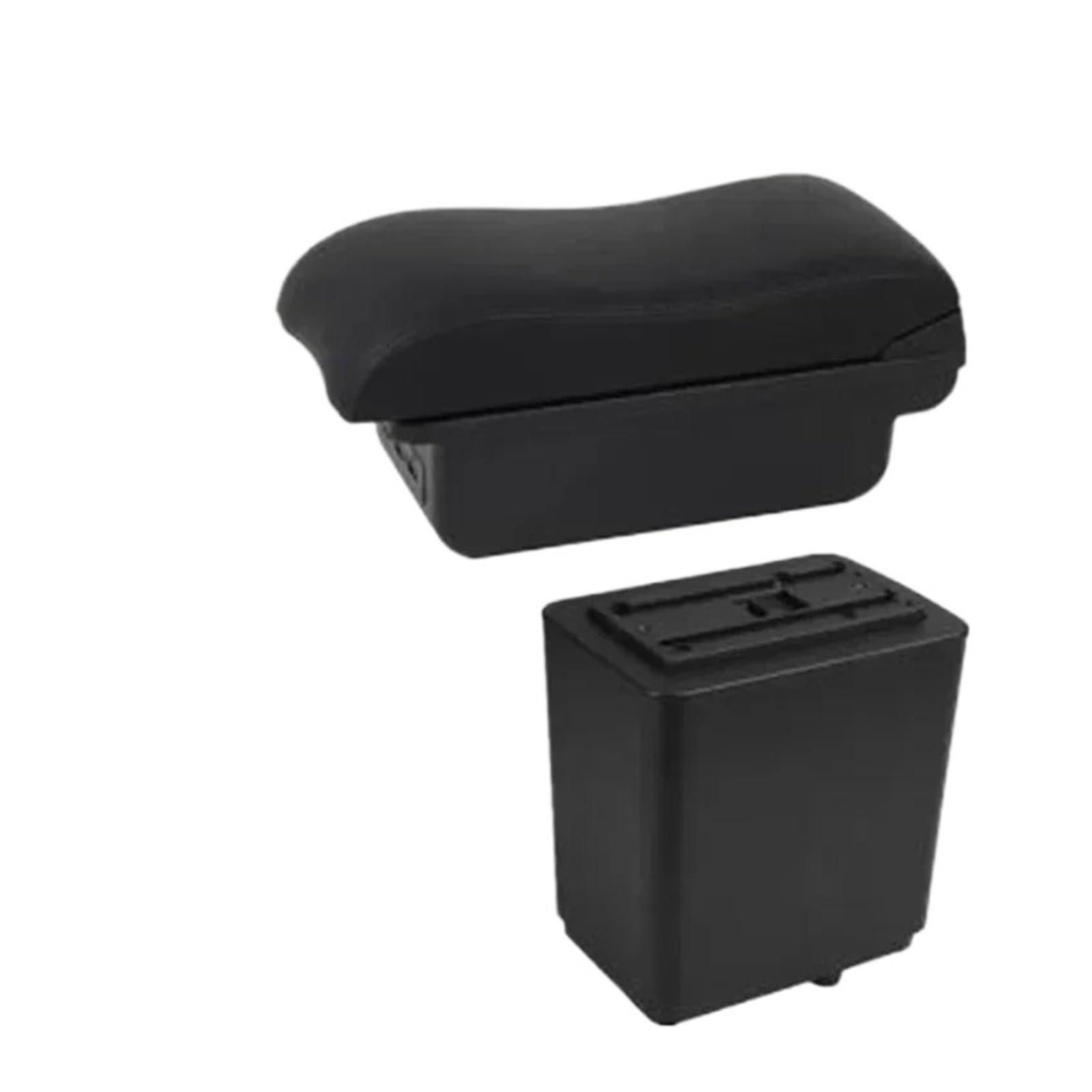 Ggwqoops Car Armrests For Citroen For Berlingo Car Armrest Box Dedicated Retrofit Storage Accessories Armrest Box(B2 black line 3USB)