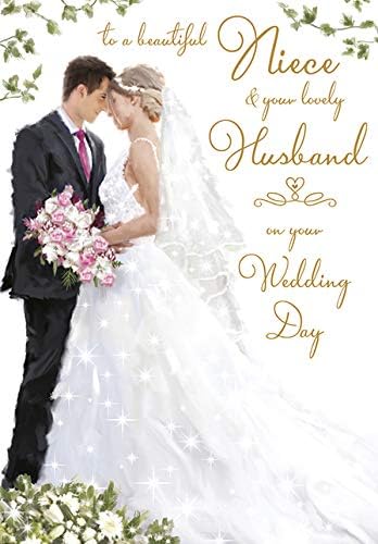 to A Beautiful Niece & Your Lovely Husband Wedding Day Card