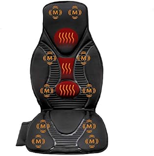 FIVE S FS8812 Vibration Massage Seat Cushion, Massager with Heat, 10 Vibration Motors