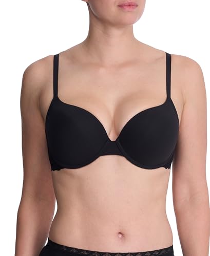 Soutien-gorge push-up underwire Natori Sheer Glamour en tulle délicat noir taille 32D