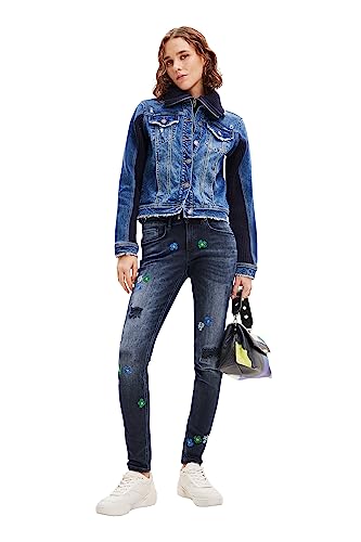 Desigual Women's Woman Denim Long Trouser4