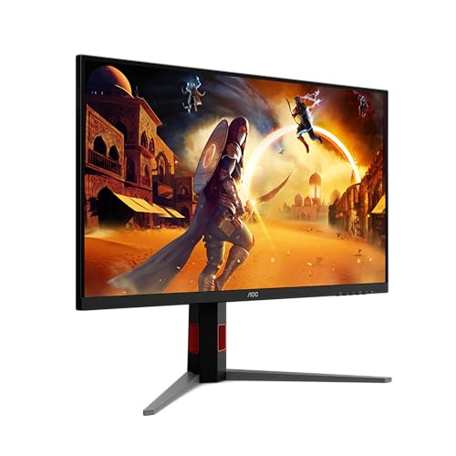 Image of AOC U32G4U 31.5 inch UHD Monitor 160Hz, Fast IPS Panel, 1ms GtG, Adaptive Sync, HDR400, G-Sync Comp., Height Adjustment, (3840x2160 HDMI 2X 2.1 DP 1x1.4 USB Hub) Black /red