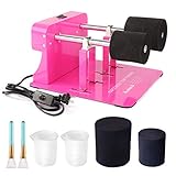 Cup Turner Tumbler Cuptisserie Kit NODDWAY Metal Cup Spinner for Crafts Tumbler, Double Tumbler Turner Machine for Epoxy Glitter Tumblers