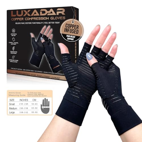 Luxadar Copper Compression Gloves Image