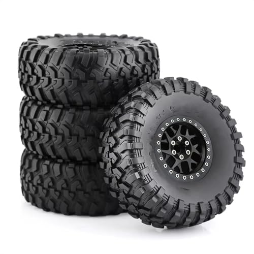 Jante de roue RC beadlock 2.2 pouces en métal 135mm pour Axial SCX10 et Traxxas 1/10