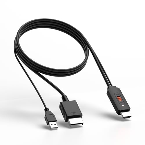 Convertidor de señal de vídeo PS3 a señal HDMI con interruptor HD-Link