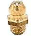Zkenyao-Brass Connector 20pcs M6x0.75 /M6x1.0 Male Brass Grease Nipple Fitting for Grease Gun Machine Tool, Simple to Install (Thread Specification : M6x1.0)