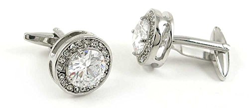 1 Par de Mancuernillas para Hombre de Diseño Clásico miniatura 1