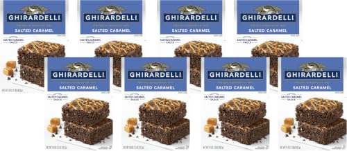 Image of Ghirardelli Premium Brownie Mix Salted Caramel, 16 OZ (Pack of 8)