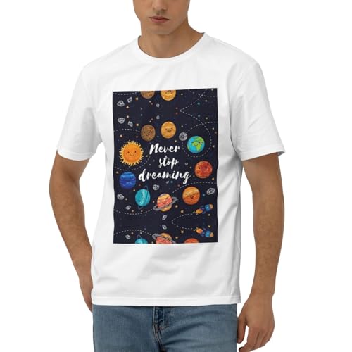 T-shirt Cute Planet extensible et doux coupe moderne homme