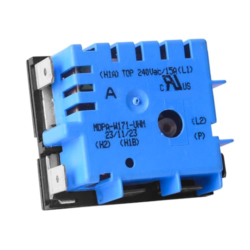 W10434452 Dual Infinite Burner Switch Replacement for Whirlpool Amana Maytag KitchenAid Inglis Electric Ranges Replaces WPW10434452 PS11754687 AP6021365 WFE515S0EW0