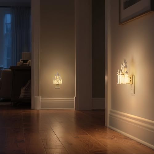Image of DORESshop Night Lights Plug into Wall,3D Printed Castle Night Light